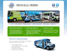Tablet Screenshot of decalsbydesign.com